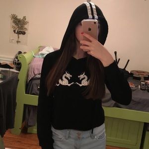 I.AM.GIA hattori crop hoodie